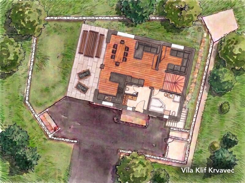 Vila Klif okolica