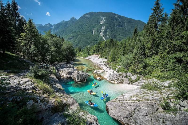 Great Soča Gorge kayaking Great Soča Gorge kayaking