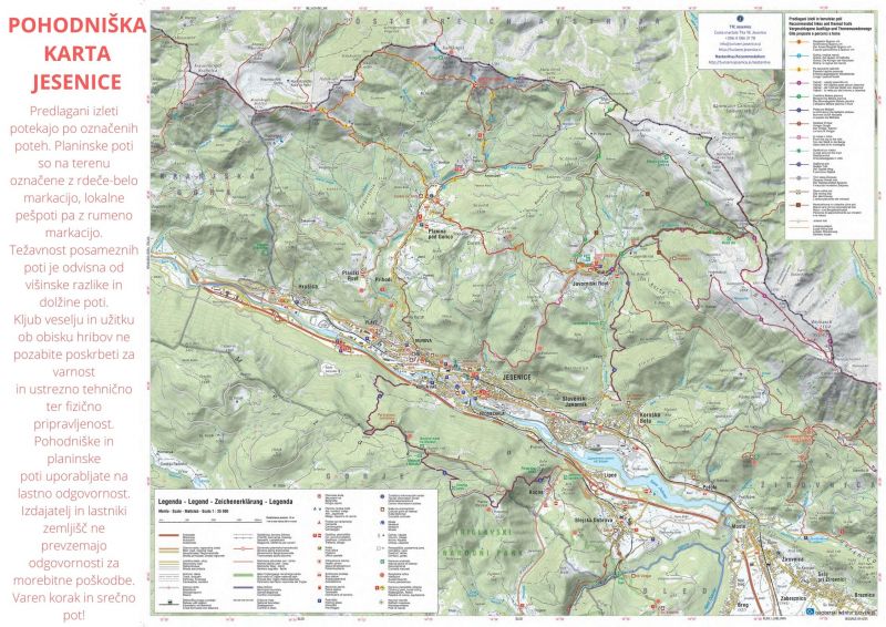 POHODNIŠKA KARTA - JESENICE