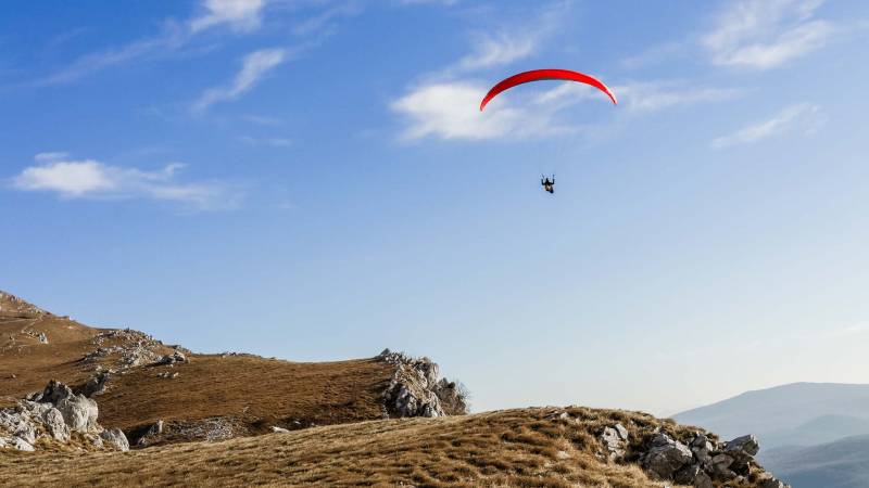 PARAGLIDING AND FLYING