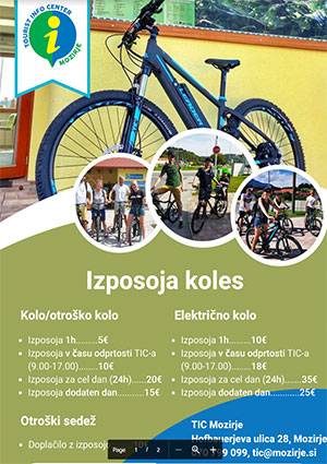 Izposoja koles TIC