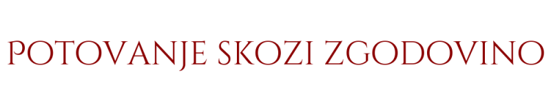 Potovanje skozi zgodovino