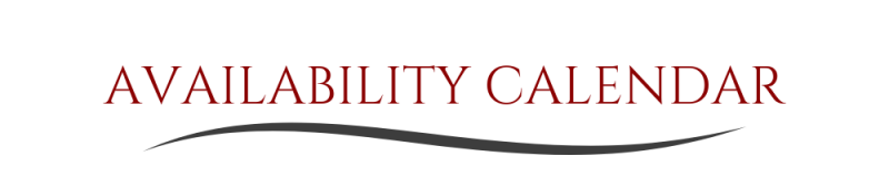 Availability Calendar
