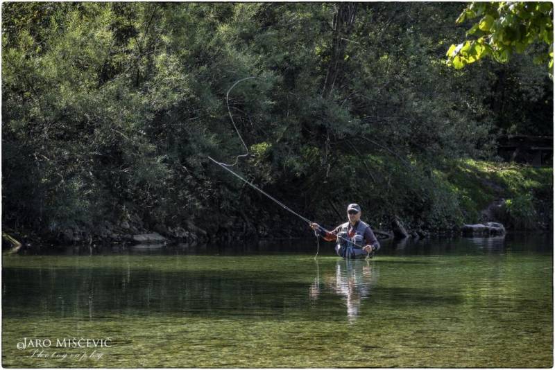 Fishing in Sava Bohinjka